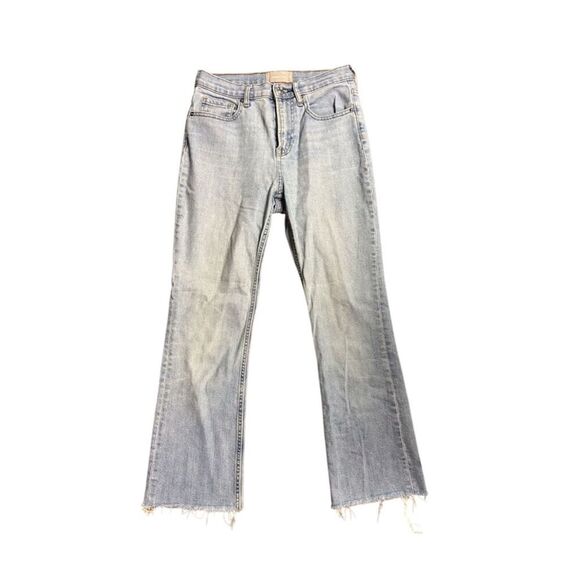 Everlane Denim - Everlane Women's Bootcut Jeans Light Wash Blue Size 27 Frayed Hem